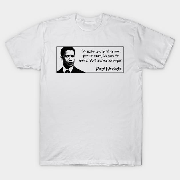 Denzel Washington T-Shirt by Yethis